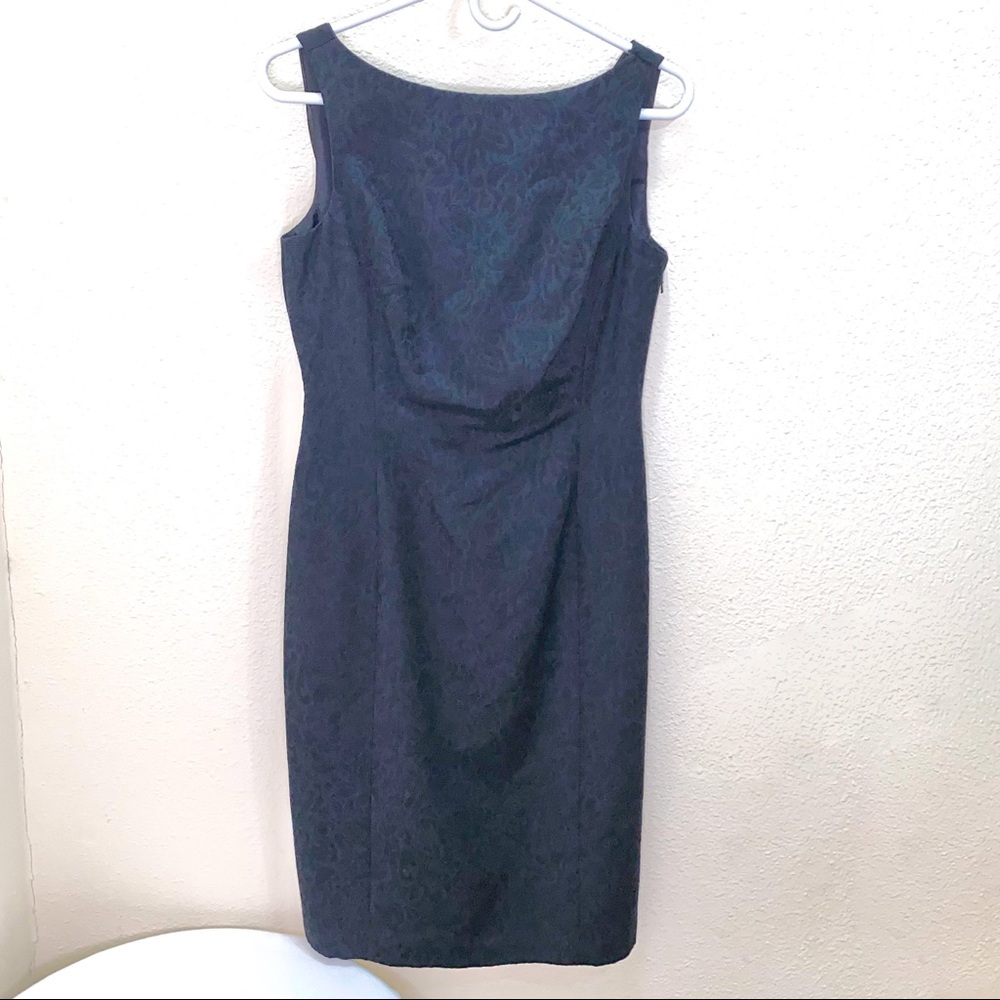 Liz Claiborne Black Textured Cocktail Dress Size 6